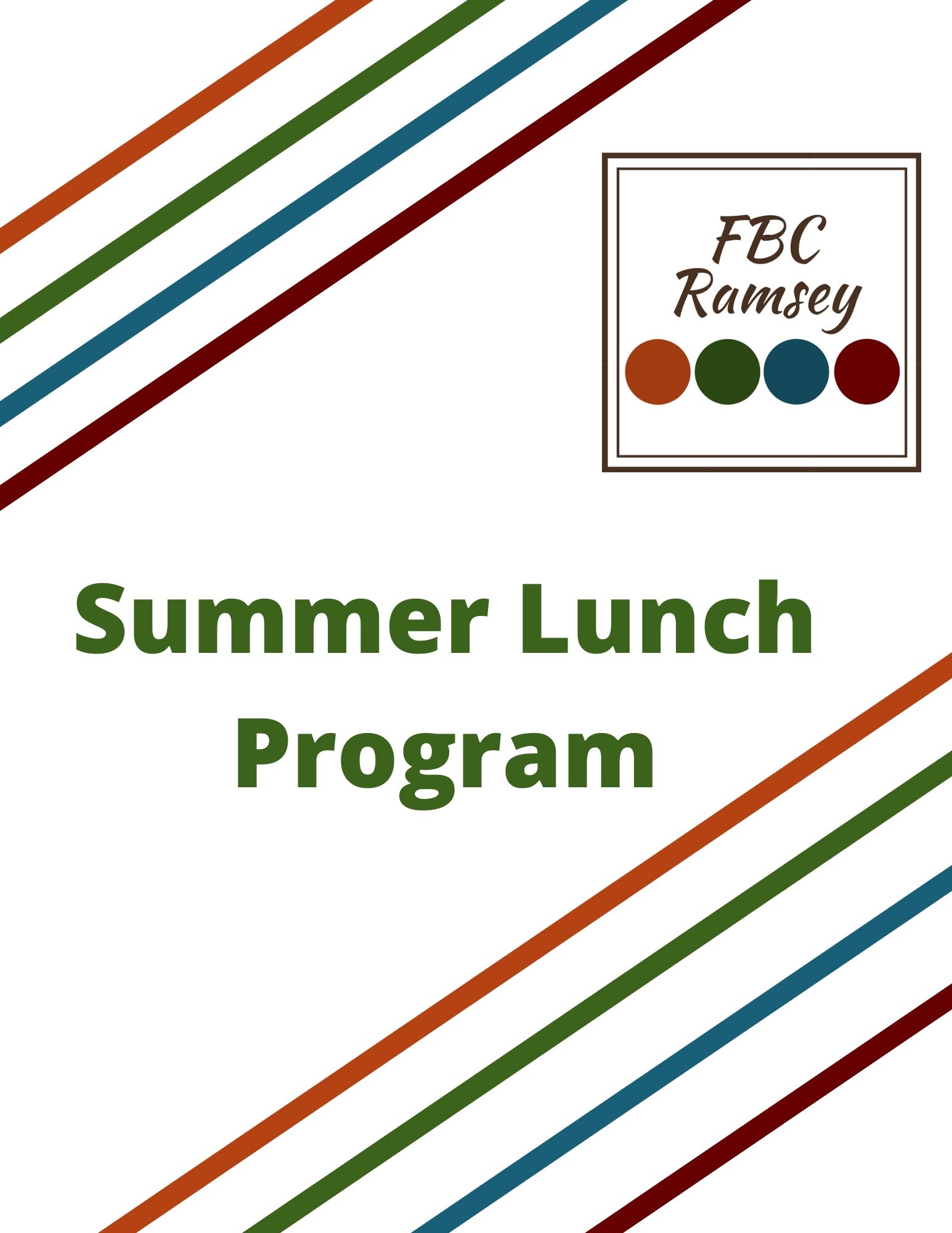 Summer Lunch Program FBC Ramsey